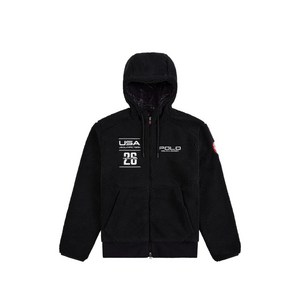 폴로랄프로렌 팀 USA 파일 플리스 후디, 블랙계열, Standard S(KR 95)