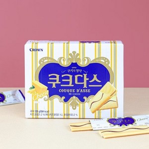 너만아는과자점 크라운 쿠크다스 치즈 128g, 1개