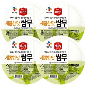 하선정 쌈무(새콤한 맛) 350g x 4입, 4개