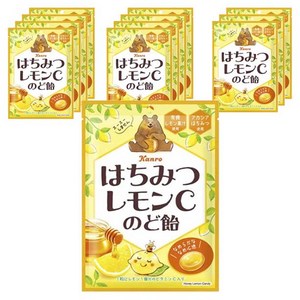 칸로 꿀 레몬 C 목캔디, 12개