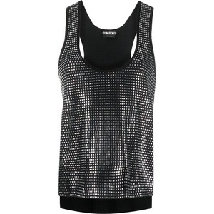 톰포드 톰 포드 스퀘어 미러 민소매 탑