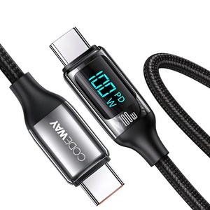 코드웨이 디스플레이 PD 100W C타입-C타입 초 고속충전 케이블