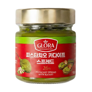 글로라 오리지널 26% 피스타치오 카다이프 스프레드 두바이스프레드, 200g, 1개