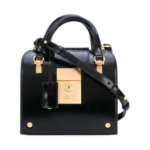 톰 브라운 블랙 카프스킨 MRS. THOM 미니 백