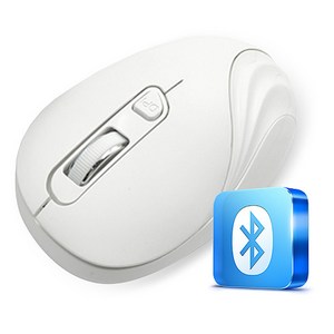 디지털케미마우스 DCBTM-301 블루투스마우스 무선마우스 경량 광마우스 1600DPI 저소음 무소음마우스, 화이트, DCBVTM-301