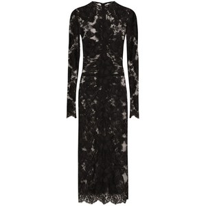 돌체앤가바나 레이스 미디 드레스, 블랙계열, Italy 40(KR 44)