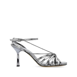 골든 구스 가죽 샌들 95mm, Italy 37(KR 245), 실버계열