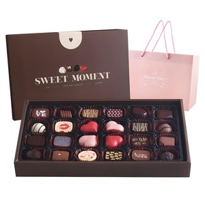 상상앤드 스윗러브 24구 수제초콜릿 + 쇼핑백 랜덤 발송, 240g, 1세트