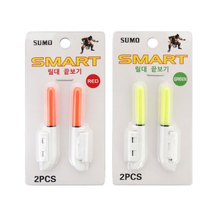 SUMO 고휘도 LED 스마트 릴대끝보기 입질감지기, 레드, 1개