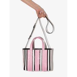 발렌시아가 발렌시아가 스트라이프 쇼퍼 토트 백