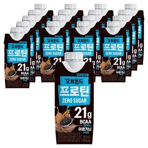 오트몬드 프로틴 쿠키앤크림, 250ml, 18개