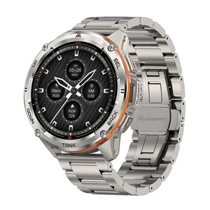 2025년형 KOSPET TANK T3 Ultra GPS 견고한 남성용 스마트 워치 나침반 고도계 AMOLED 470mAh IP69K 5ATM 방수 블루투스 통화