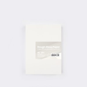 PaperPhant 하이퀄리티 용지 러프그로스지(Rough Gloss paper) 내츄럴, 130g A5 125매