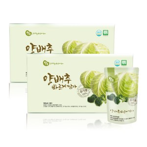 참든 유기농 양배추 바르게 담아 100ml x 60포, 2박스(60포)