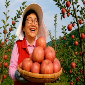 청송사과 홍로 햇 가정용 유기농 사과 빨간과일 부사 주스용사과 [산지직송], 1박스, 3kg