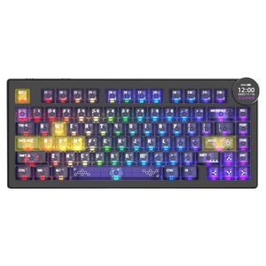 에이재즈 AK820 V2 프로 스마트 스크린 RGB 3모드 유무선 키보드