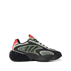 아디다스 4D 크레이즈드 "블랙/아미 그린/레드" 스니커즈, US men 13(KR 310), 블랙계열+그린계열