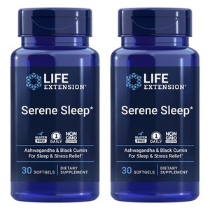 라이프익스텐션 서린 슬립 소프트젤, 30정, 2개