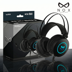 녹스 게이밍 헤드셋 NX-501 USB 게임용 마이크 7.1