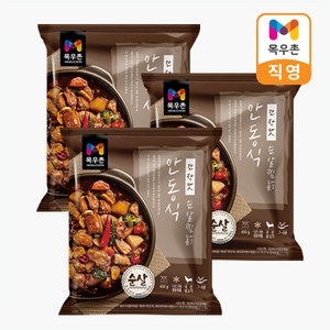 목우촌 안동식 순살찜닭, 3개, 400g