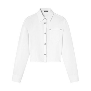 베르사체 크롭 데님 셔츠