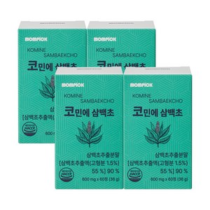 맘픽 코민에 삼백초 추출물 알약, 60회분, 4개