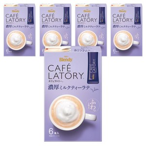 블랜디 카페 라토리 진한 밀크티 라떼, 6개입, 5개