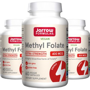 재로우 메틸 엽산 400mcg 캡슐, 60정, 3개
