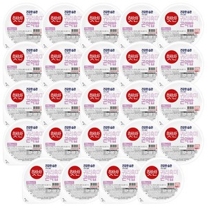 햇반 귀리흑미곤약밥, 150g, 24개