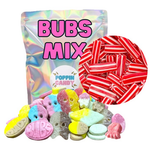 스웨덴 젤리 스웨디시 캔디 BUBS 믹스 MIX 대용량 BUBS 180g+람보 125g, 305g, 1개