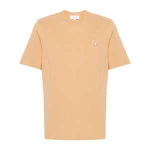 메종키츠네 칠랙스 폭스 패치 티셔츠, 베이지계열, Standard L(KR 105)
