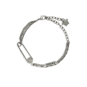 베르사체 인그레이빙 로고 브레이슬릿