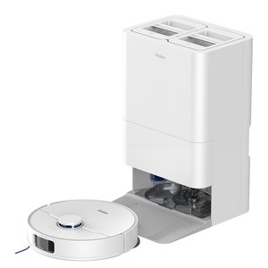 하이얼 로봇청소기 8000Pa 55도 열풍건조 흡입+걸레 LDS 네비게이션 자동먼지비움 스마트 앱 제어