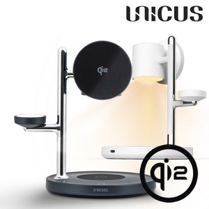 우니쿠스 4in1 Qi2 맥세이프 충전기 고속 무선충전 거치대 스탠드 UMG15L 애플워치 갤럭시워치 모두 지원
