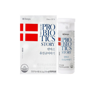 [덴프스] [◆원티비] T 덴마크 유산균이야기 6병(12개월분), 60정, 6개