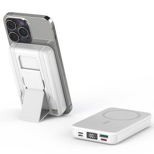 THOUSTA 맥세이프 호환 보조배터리 10000mAh 22.5W PD QC3.0 대용량 무선 고속충전 일체형 휴대용충전기