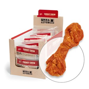 슈퍼츄 강아지 터키츄 건조간식 M, 본 혼합맛(칠면조/..., 32g, 10개