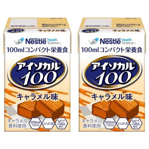 네슬레헬스사이언스 아이소카르 100 콤팩트 영양식 캐러멜 맛, 100ml, 2개