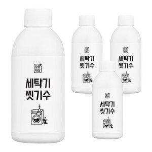 깔끔대장 세탁기 씻기수, 200ml, 4개