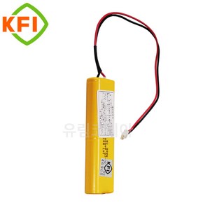 제이엔에스 소방배터리 4.8V AA600mAh(2+2)-H20R 예비전원, 1개, 1개입