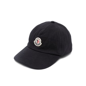 몽클레르 로고 패치 캡 모자