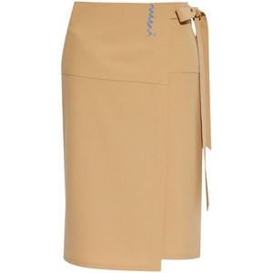 마르니 랩 타이 스커트, 베이지계열, Italy 42(KR 55-66)