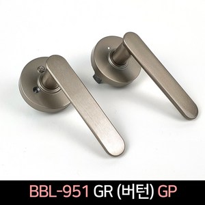 국산 BBL-951 GR (버턴) GP / 문고리 실린더 손잡이, 1개