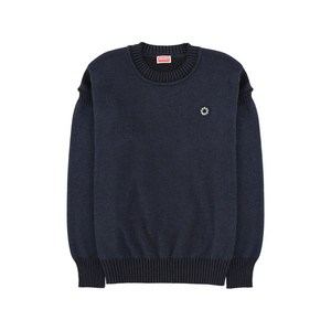 겐조 패널 라운드 넥 스웨터, 블루계열, Standard M(KR 100)