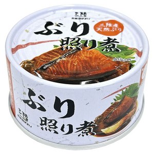 산리쿠 방어 데리야끼 조림 통조림, 170g, 1개