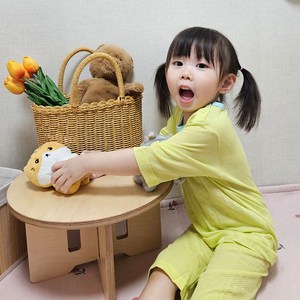 배꼽손 국내생산 7부 밤부 매쉬 항균 실내복 상하세트