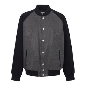 발망 라인스톤 장식 보머 재킷, 블랙계열+화이트계열, Italy 48(KR 105)