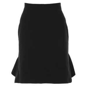 보테가 베네타 peplum-hem knitted skirt, 블랙계열, Standard M