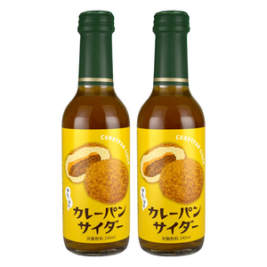 기무라음료 카레빵 사이다, 240ml, 2개