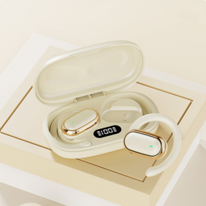 SMABAT 귀걸이형 블루투스 이어폰 무선이어폰 타입C 오픈형 노이즈 캔슬링 이어폰 블루투스5.49 스포츠 이어폰